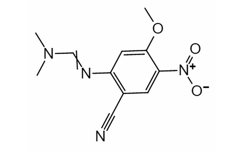 N' - (2 -氰基- 5 -甲氧基- 4 -硝基苯基)- N,N -二甲基甲酰胺(达克替尼中间体)